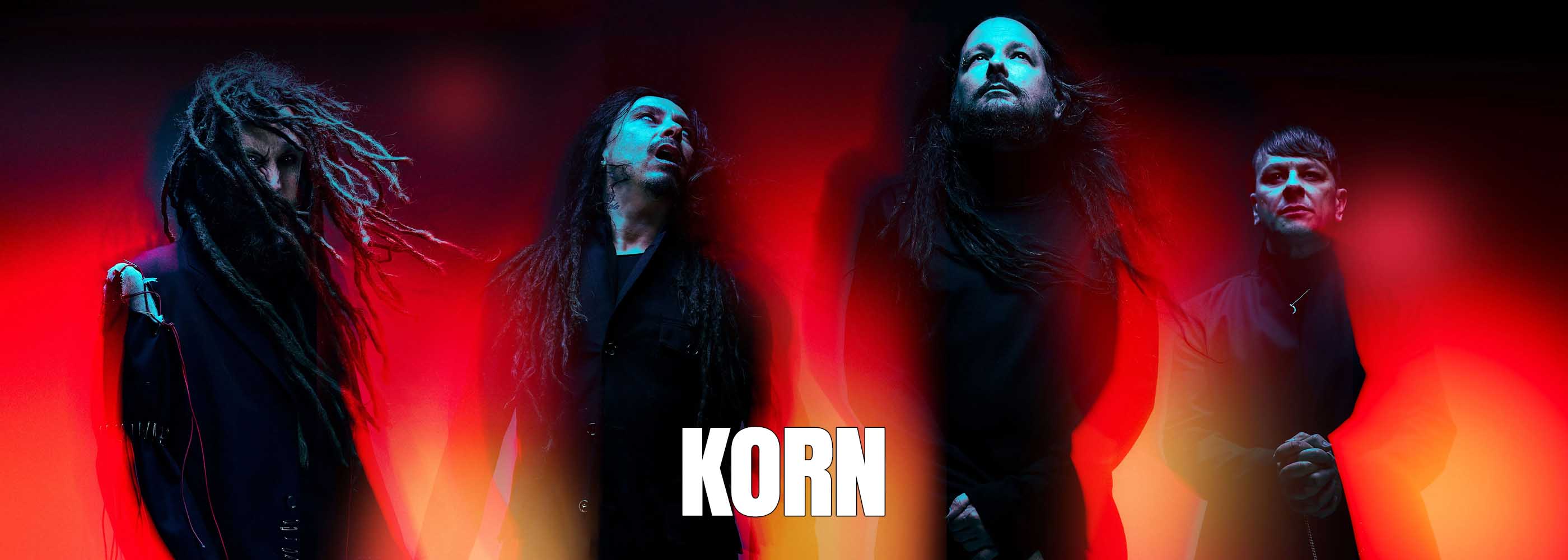 korn band portrait banner for album tracklist poster collection