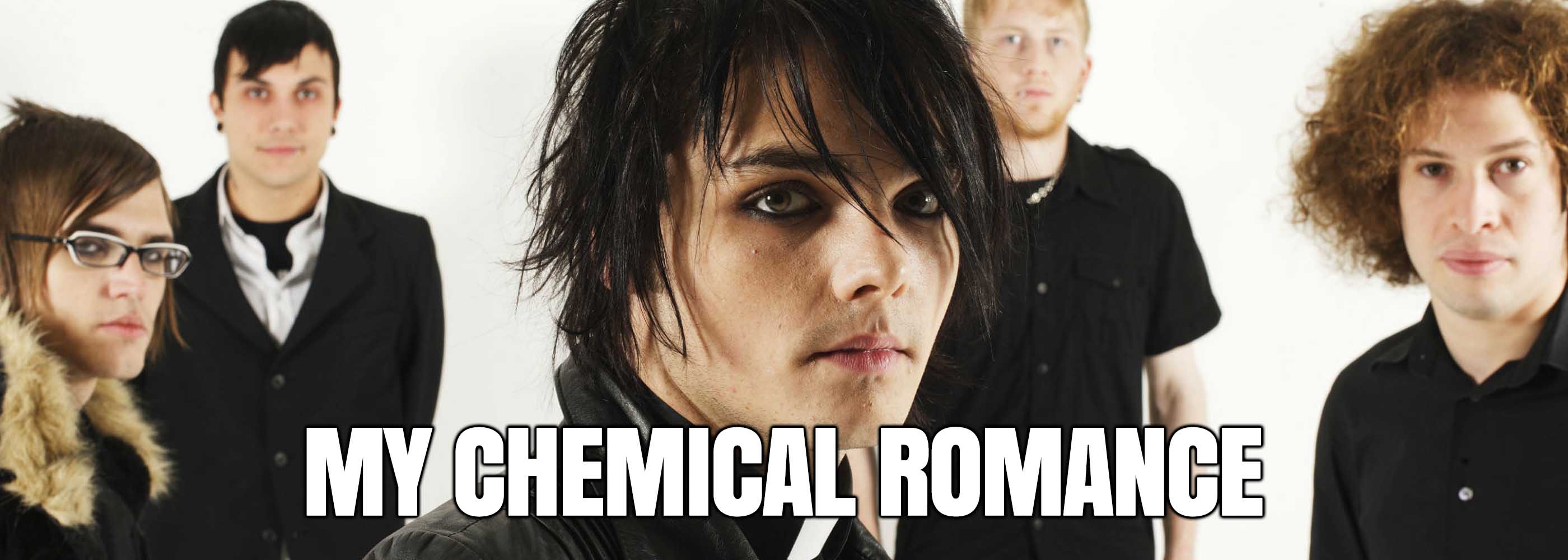 my-chemical-romance band portrait banner for album tracklist poster collection