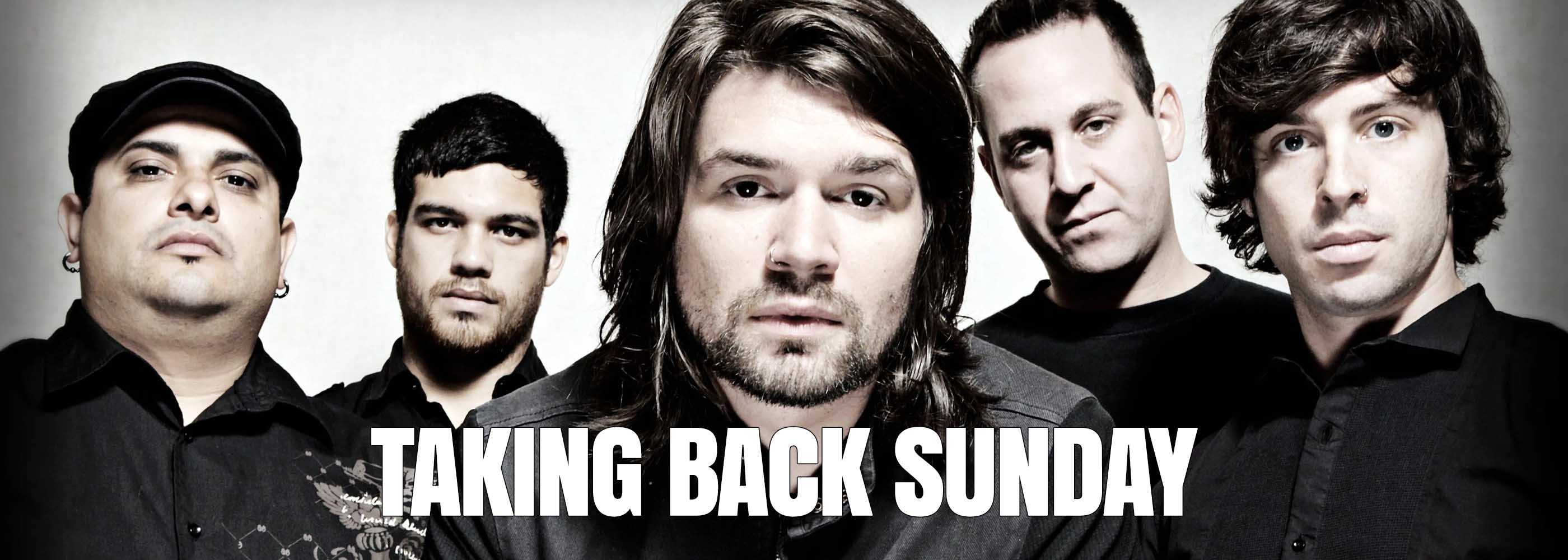 taking-back-sunday band portrait banner for album tracklist poster collection