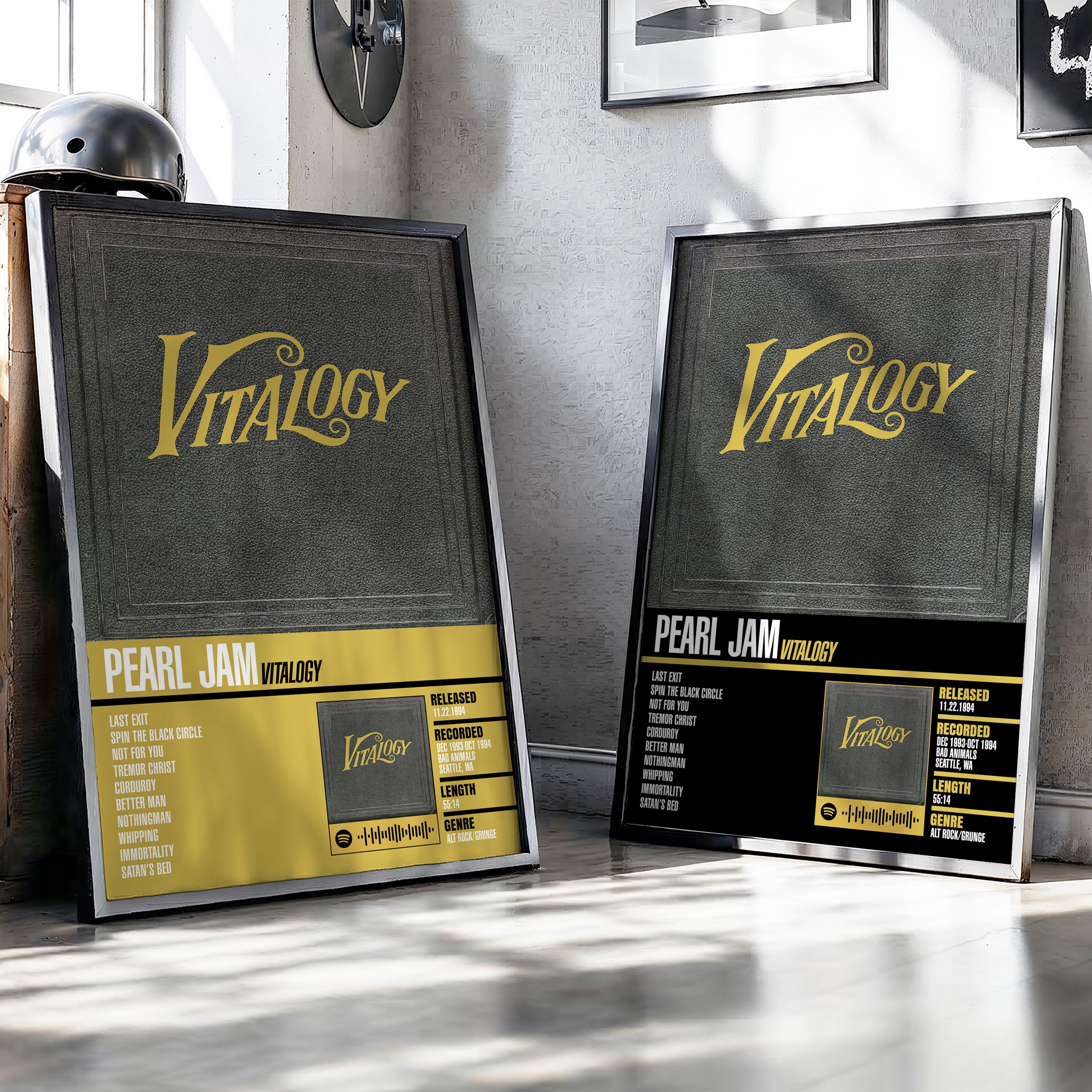 Pearl Jam – Vitalogy | Tracklist (2-Poster Set)