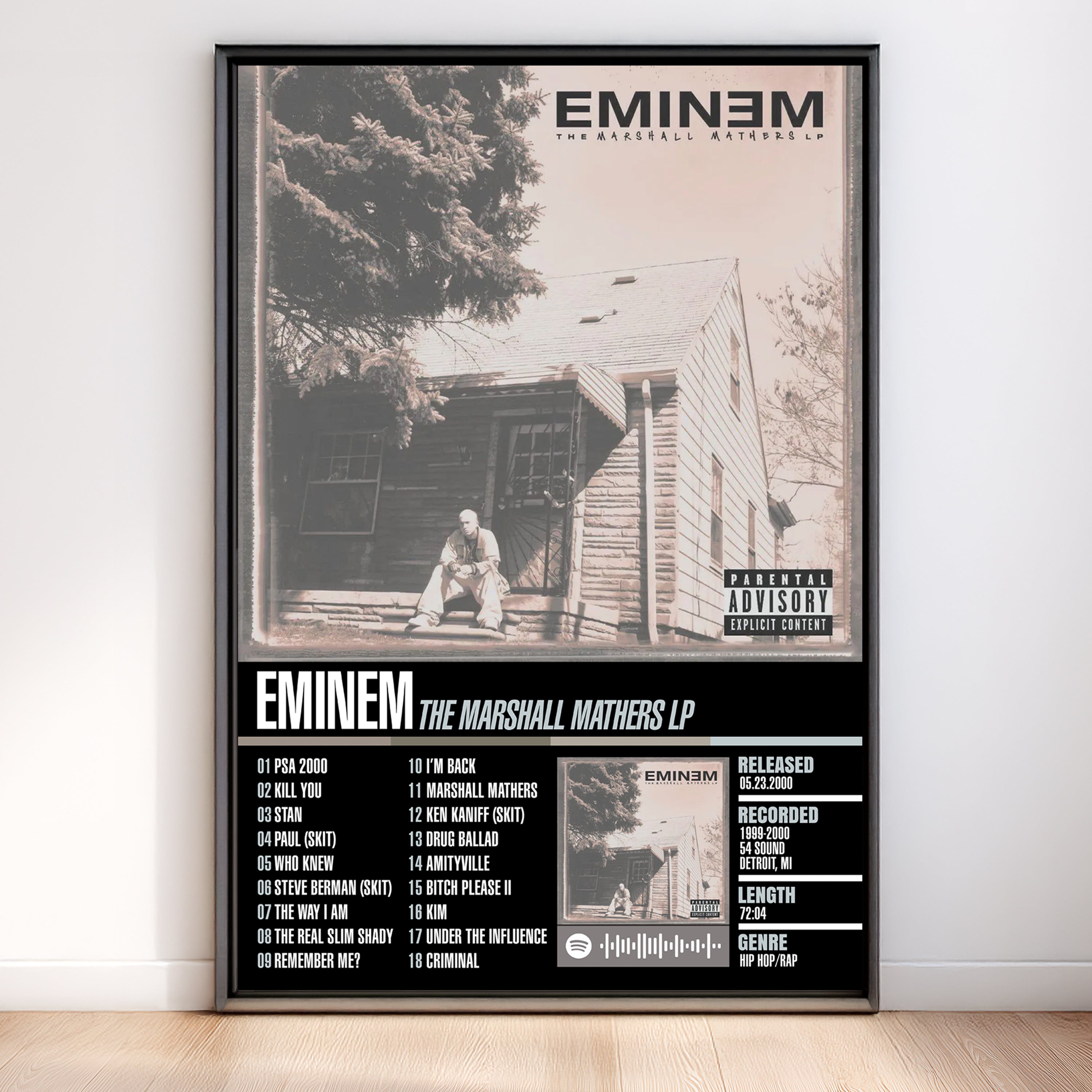 Eminem – The Marshall Mathers LP | Tracklist (2-Poster Set)