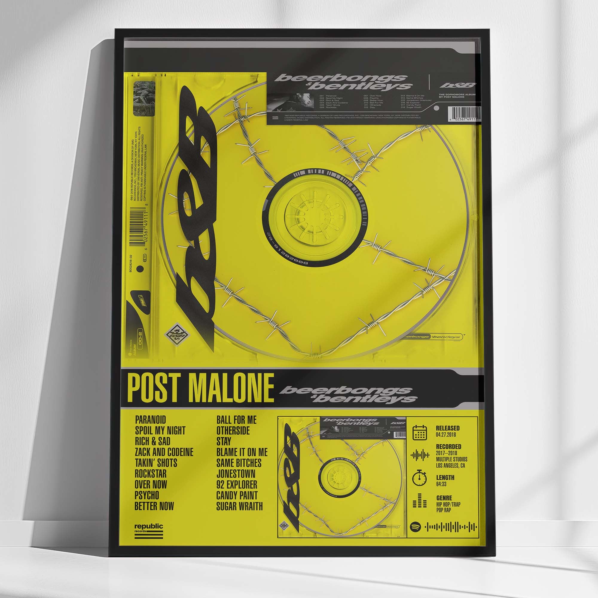 POST MALONE | Beerbongs & Bentleys