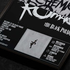 my-chemical-romance-the-black-parade-Close Up Detail View of Album Tracklist Typography Poster