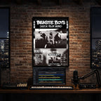 Beastie Boys - Check Your Head Album Poster Hanging in Music Studio Room Decor