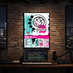 Blink-182 - Self-Titled Album Poster Hanging in Music Studio Room Decor