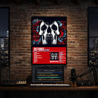 Deftones - Self-Titled Album Poster Hanging in Music Studio Room Decor