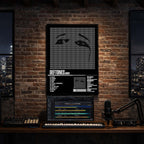 Deftones - Ohms Album Poster Hanging in Music Studio Room Decor