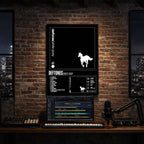 Deftones - White Pony Album Poster Hanging in Music Studio Room Decor
