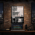 Eminem - Marshall Mathers LP Album Poster Hanging in Music Studio Room Decor