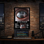 Filter Eyes - Crazy Eyes Album Poster Hanging in Music Studio Room Decor