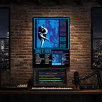 Guns N' Roses - Use Your Illusion II Album Poster Hanging in Music Studio Room Decor
