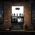 Linkin Park - Minutes to Midnight Album Poster Hanging in Music Studio Room Decor 