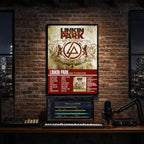 Linkin Park - Road to Revolution Milton Keynes Album Poster Hanging in Music Studio Room Decor