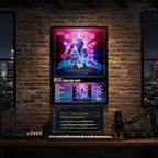 Muse - Simulation Theory Album Poster Hanging in Music Studio Room Decor