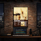 Nine Inch Nails - The Downward Spiral Album Poster Hanging in Music Studio Room Decor
