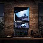 nine inch nails year zero Album tracklist poster recording studio print mockup 