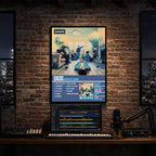 Oasis - Definitely Maybe Album Poster Hanging in Music Studio Room Decor