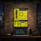 Post Malone - Beerbongs & Bentleys Album Poster Hanging in Music Studio Room Decor