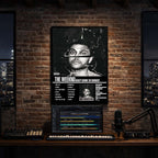 The Weeknd Beauty Behind the Madness Album Poster Hanging in Music Studio Room Decor