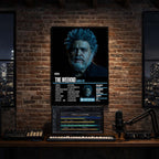 The Weeknd - Dawn FM Album Poster Hanging in Music Studio Room Decor