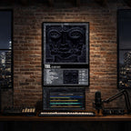 Tool - 10000 Days Album Poster Hanging in Music Studio Room Decor