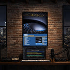 Tool - Fear Inoculum Album Poster Hanging in Music Studio Room Decor