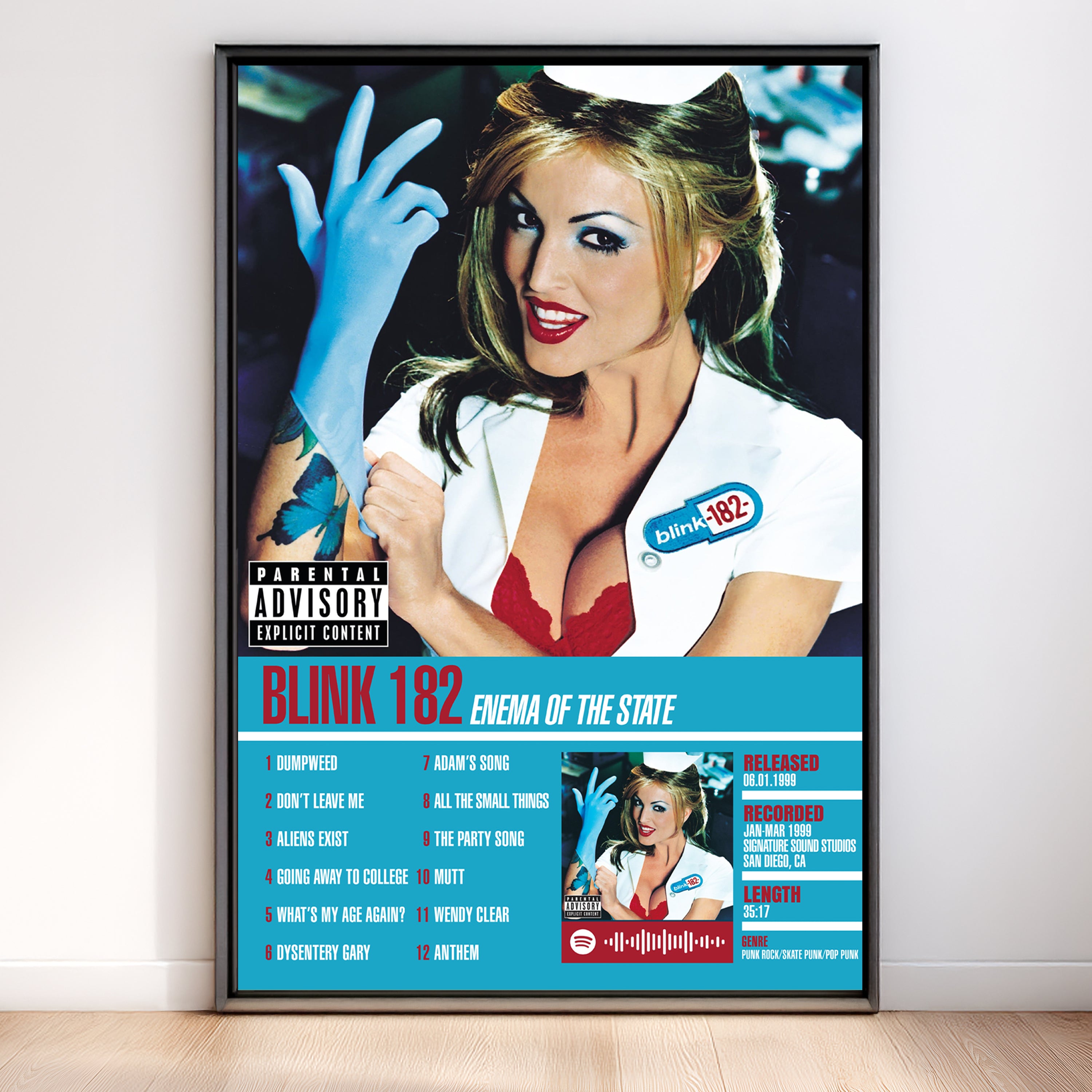 Blink-182 – Enema of the State | Tracklist (2-Poster Set)