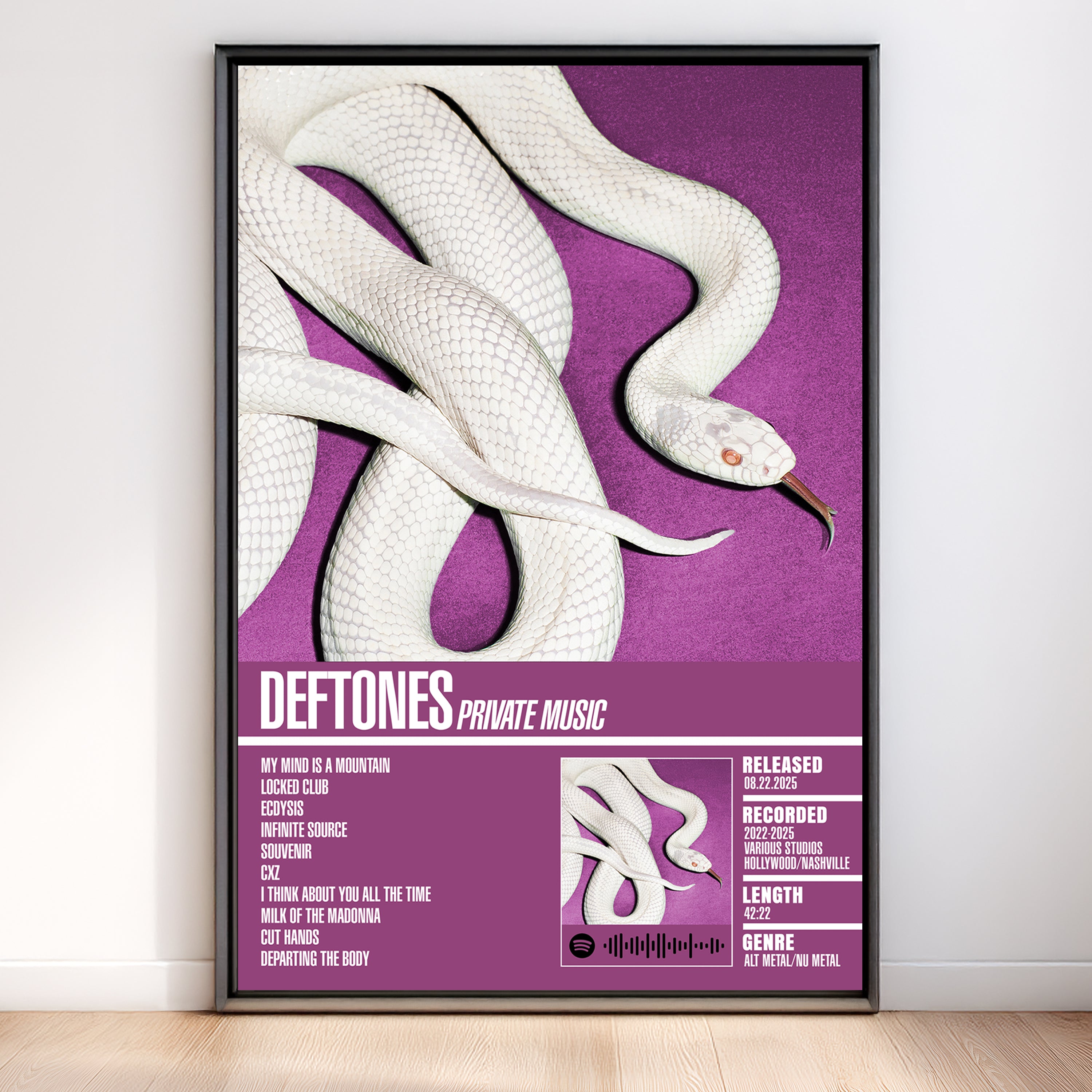 Deftones – Private Music | Tracklist (2-Poster Set)