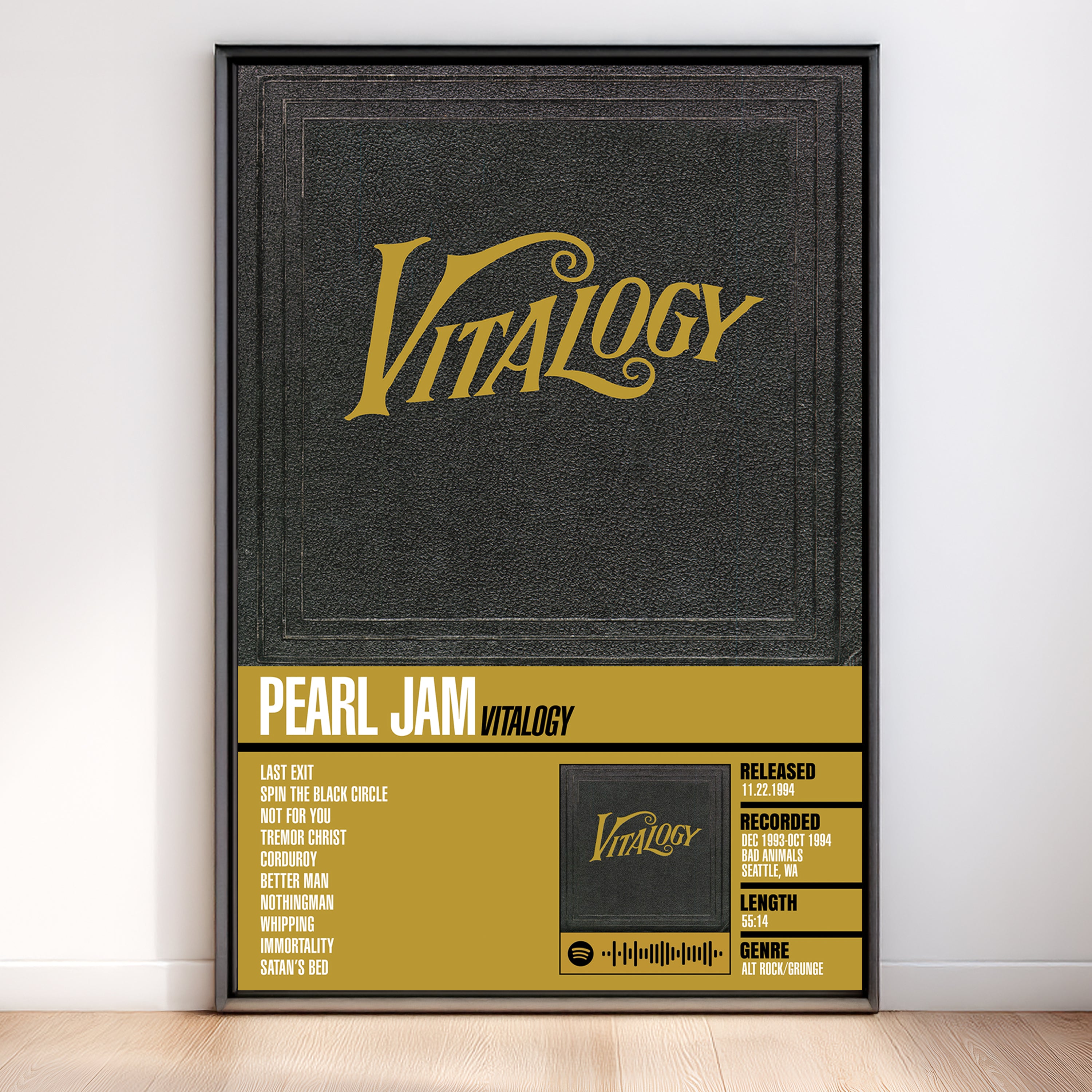 Pearl Jam – Vitalogy | Tracklist (2-Poster Set)