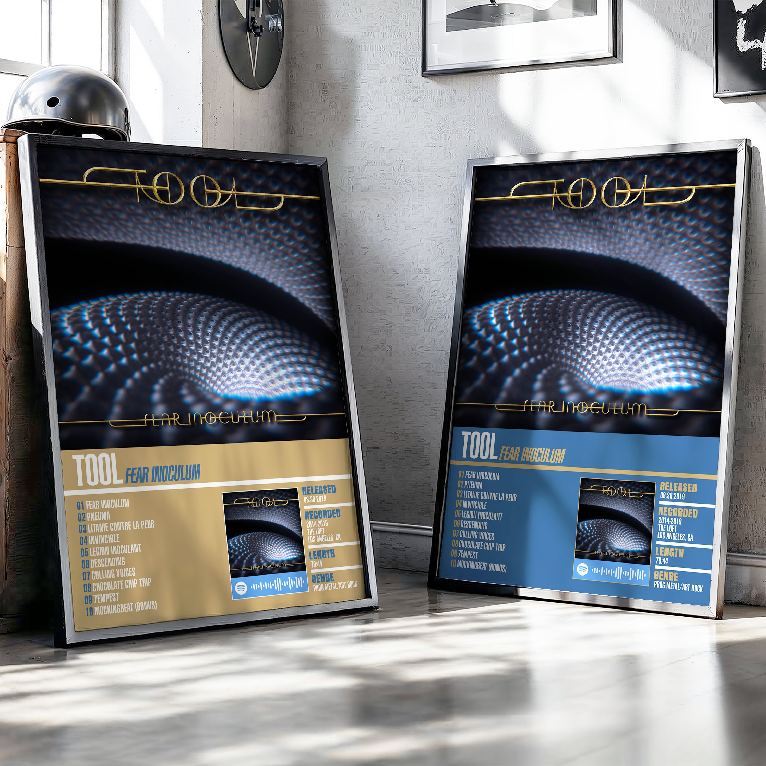 Tool – Fear Inoculum | Tracklist (2-Poster Set)