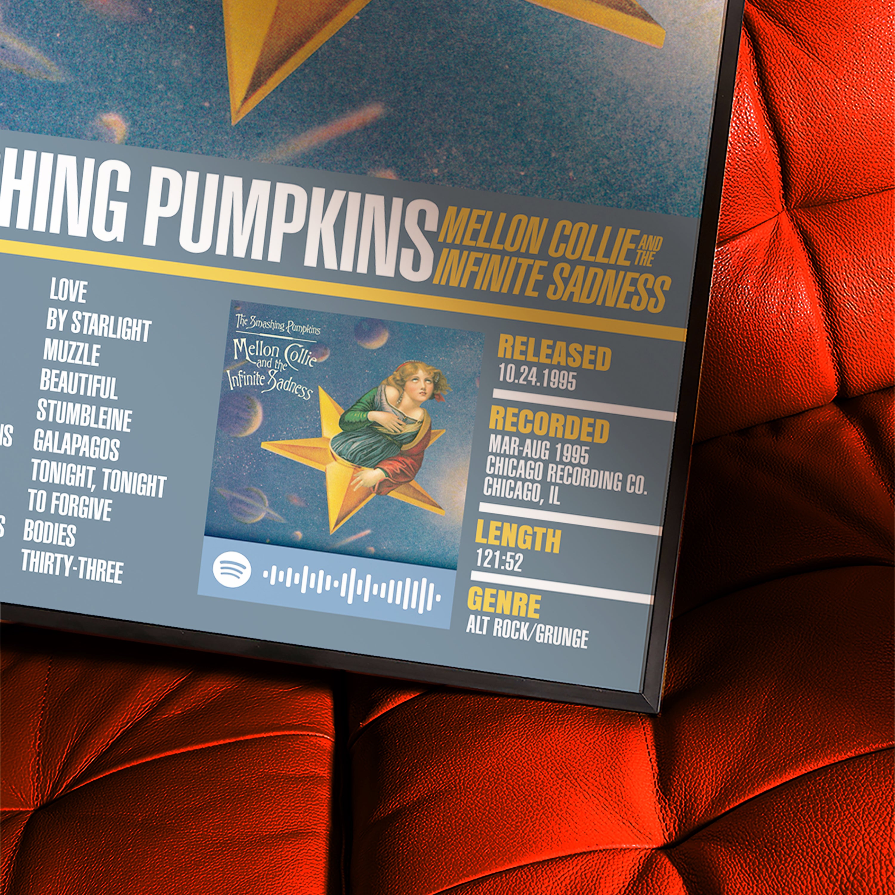 The Smashing Pumpkins – Mellon Collie and the Infinite Sadness | Tracklist (2-Poster Set)