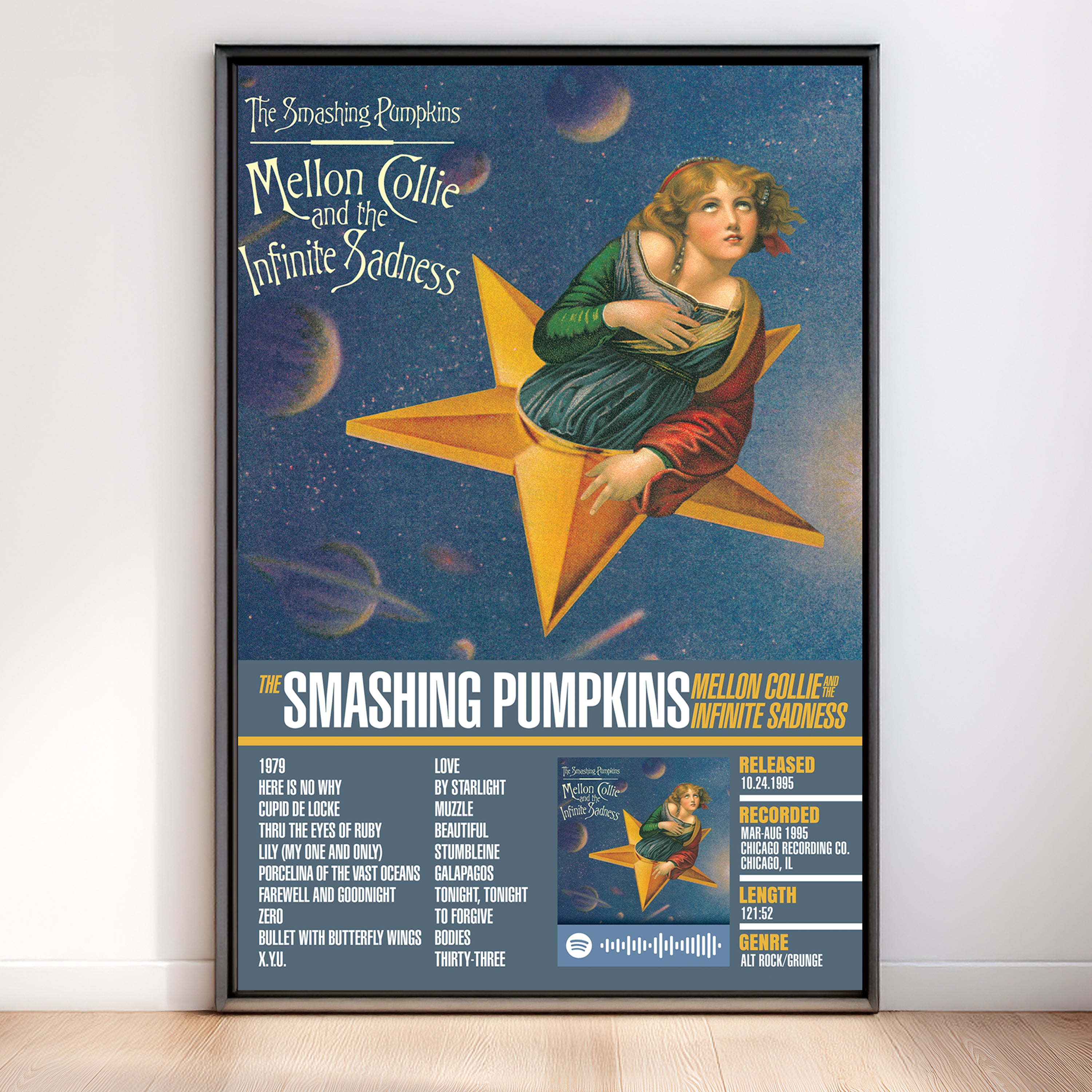 The Smashing Pumpkins – Mellon Collie and the Infinite Sadness | Tracklist (2-Poster Set)