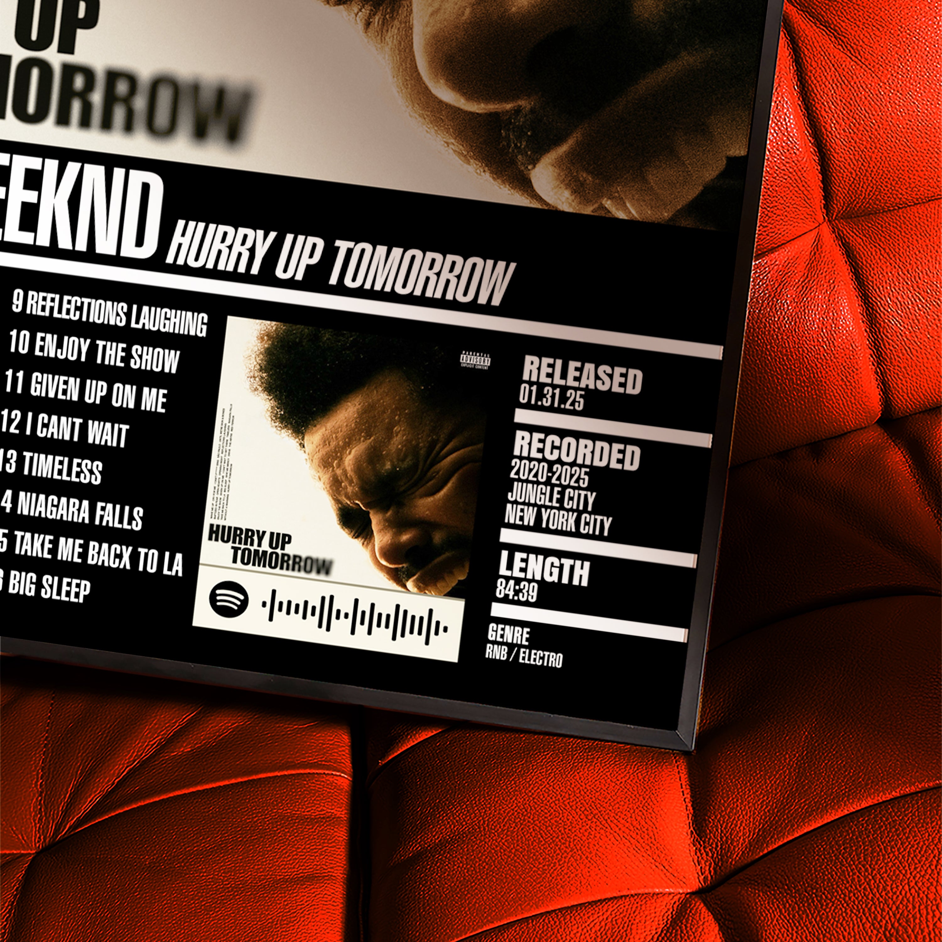 The Weeknd – Hurry Up Tomorrow | Tracklist (2-Poster Set)