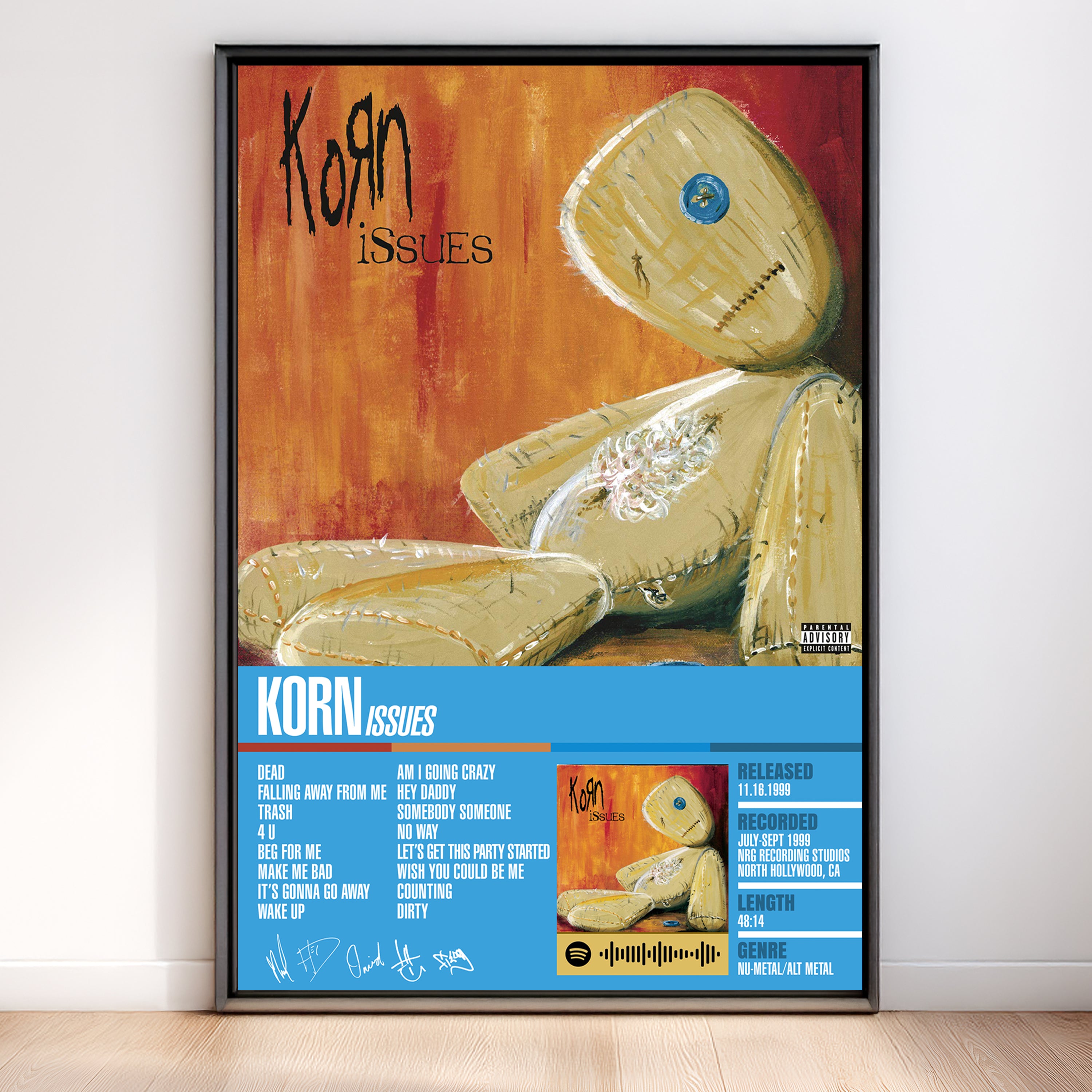 Korn – Issues | Tracklist (2-Poster Set)