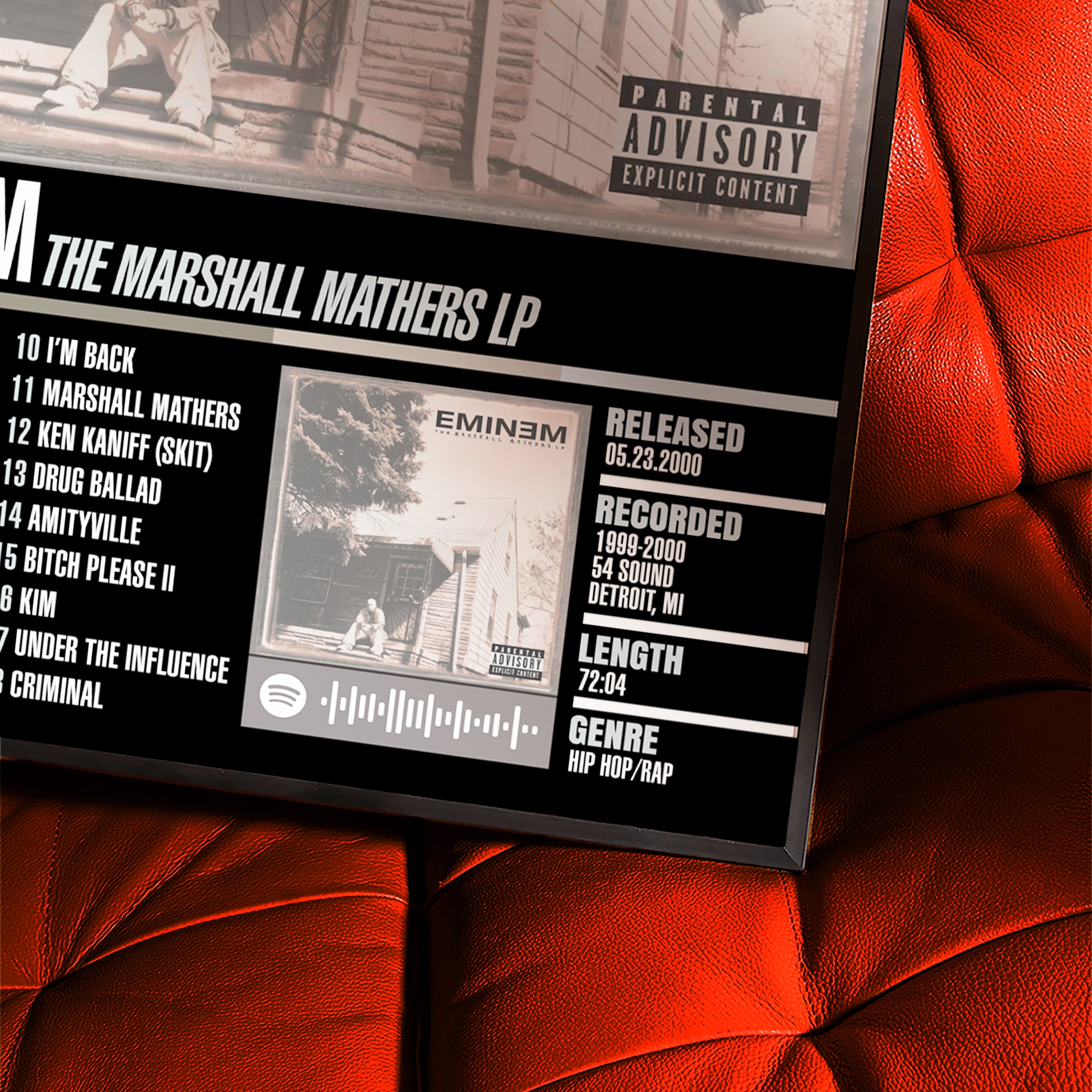 Eminem – The Marshall Mathers LP | Tracklist (2-Poster Set)