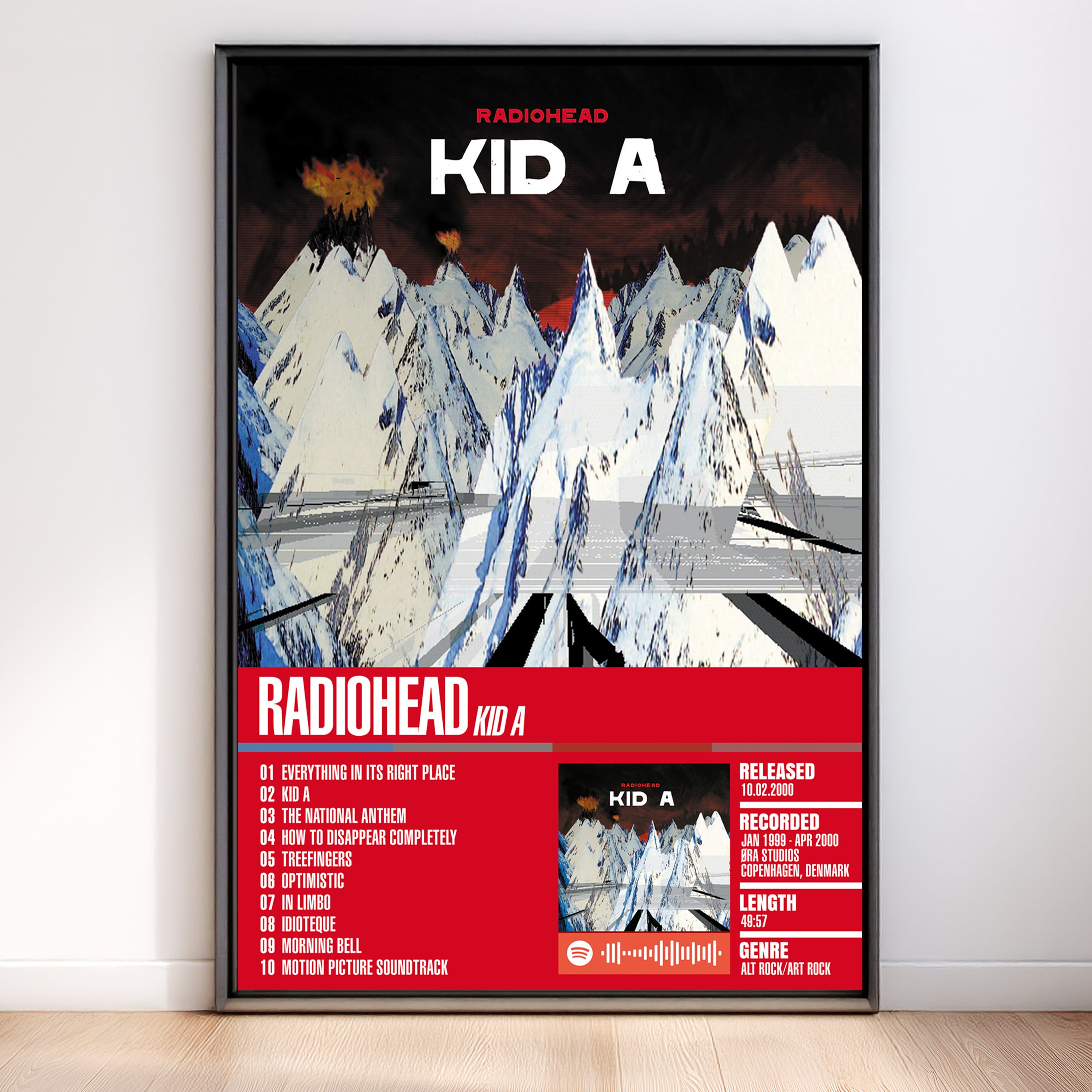 Radiohead – Kid A | Tracklist (2-Poster Set)