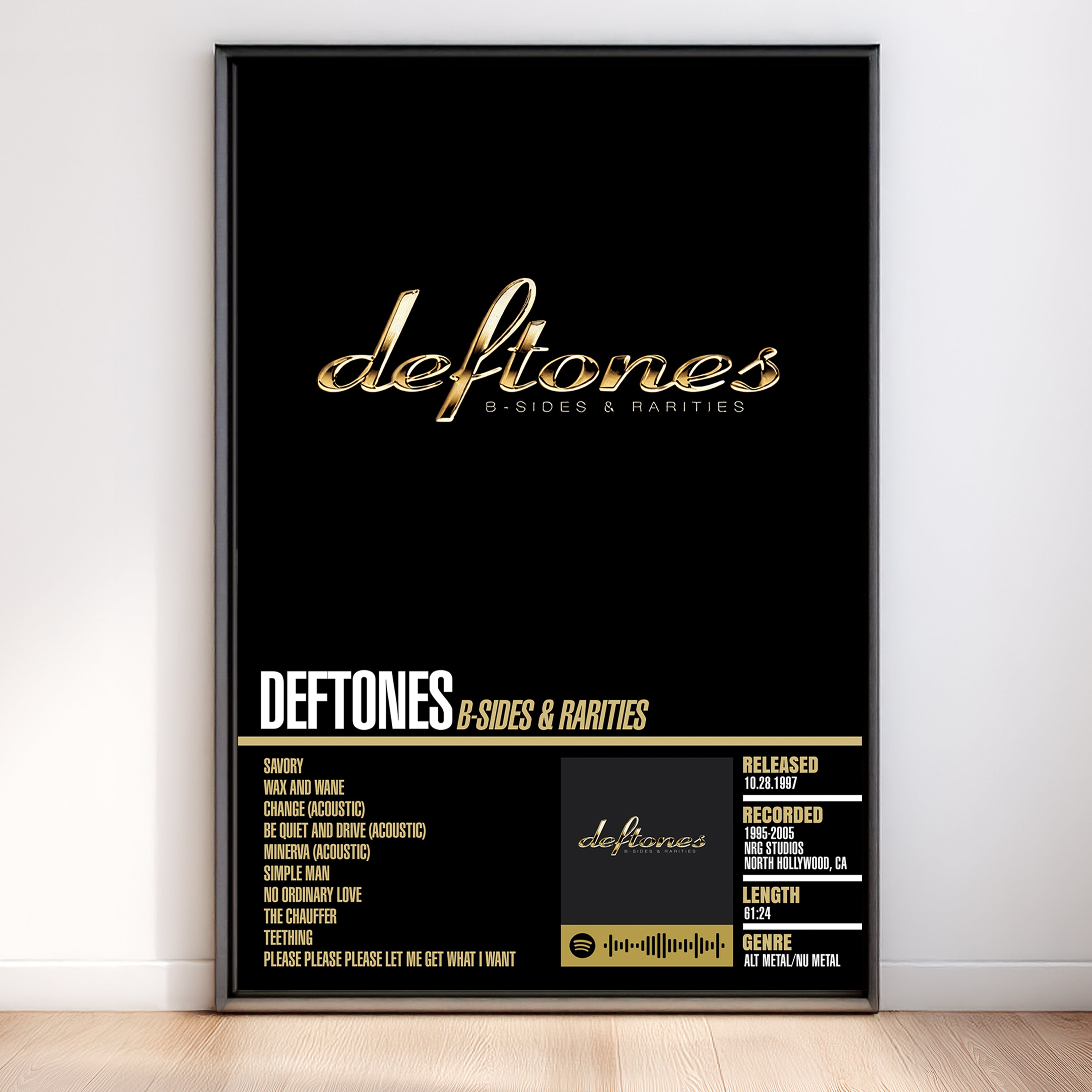 Deftones – B-Sides & Rarities | Tracklist (2-Poster Set)