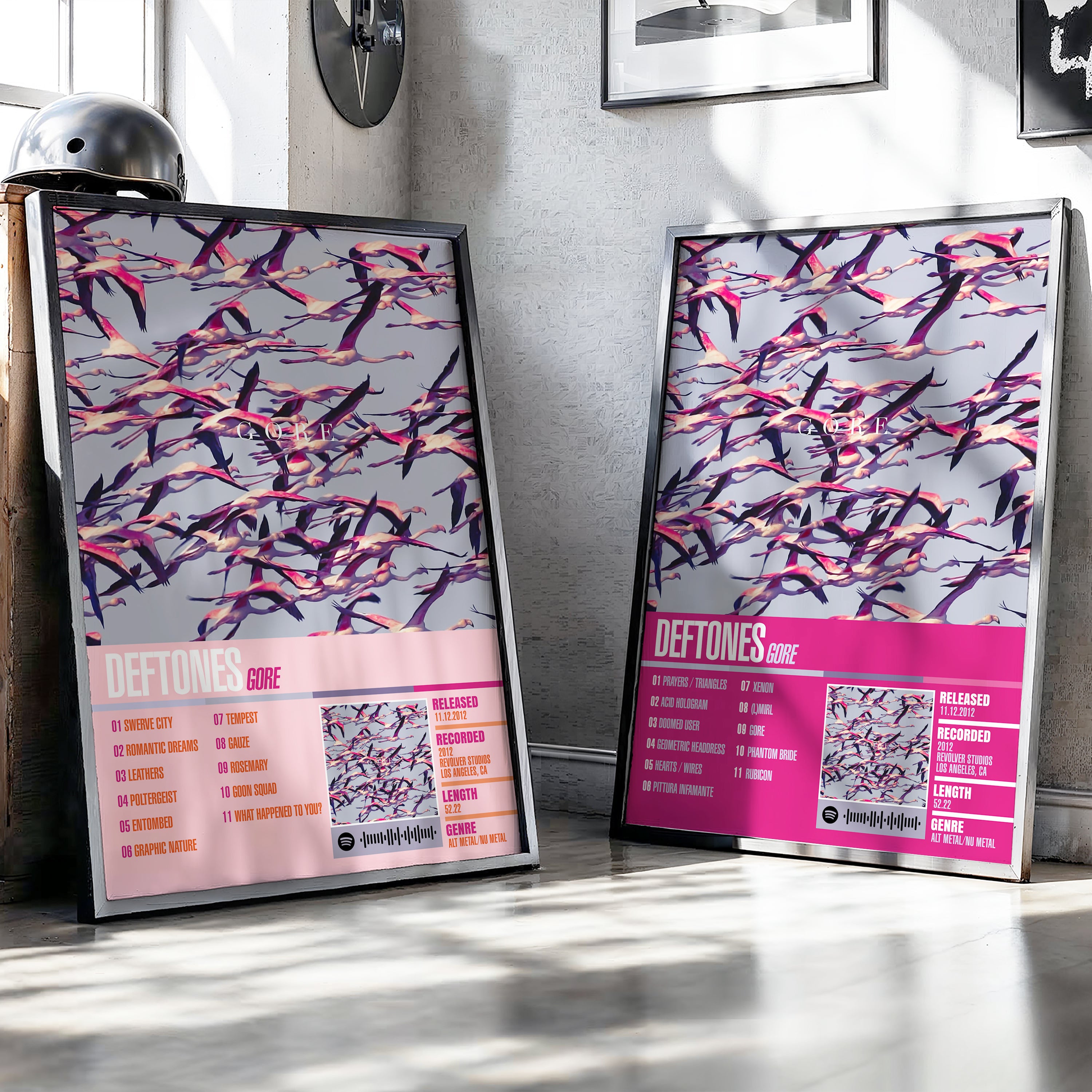 Deftones – Gore | Tracklist (2-Poster Set)