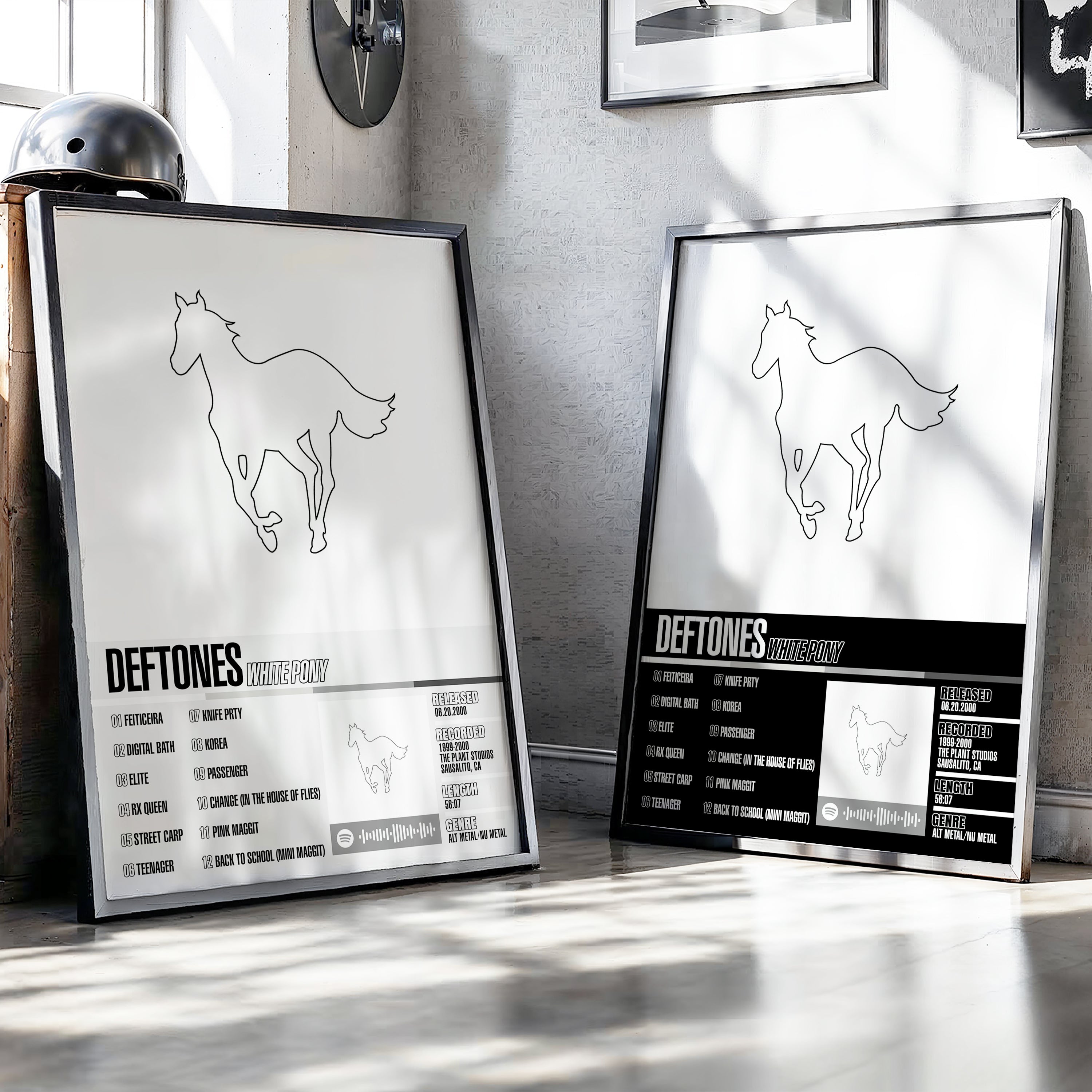 Deftones – White Pony | Tracklist (2-Poster Set)