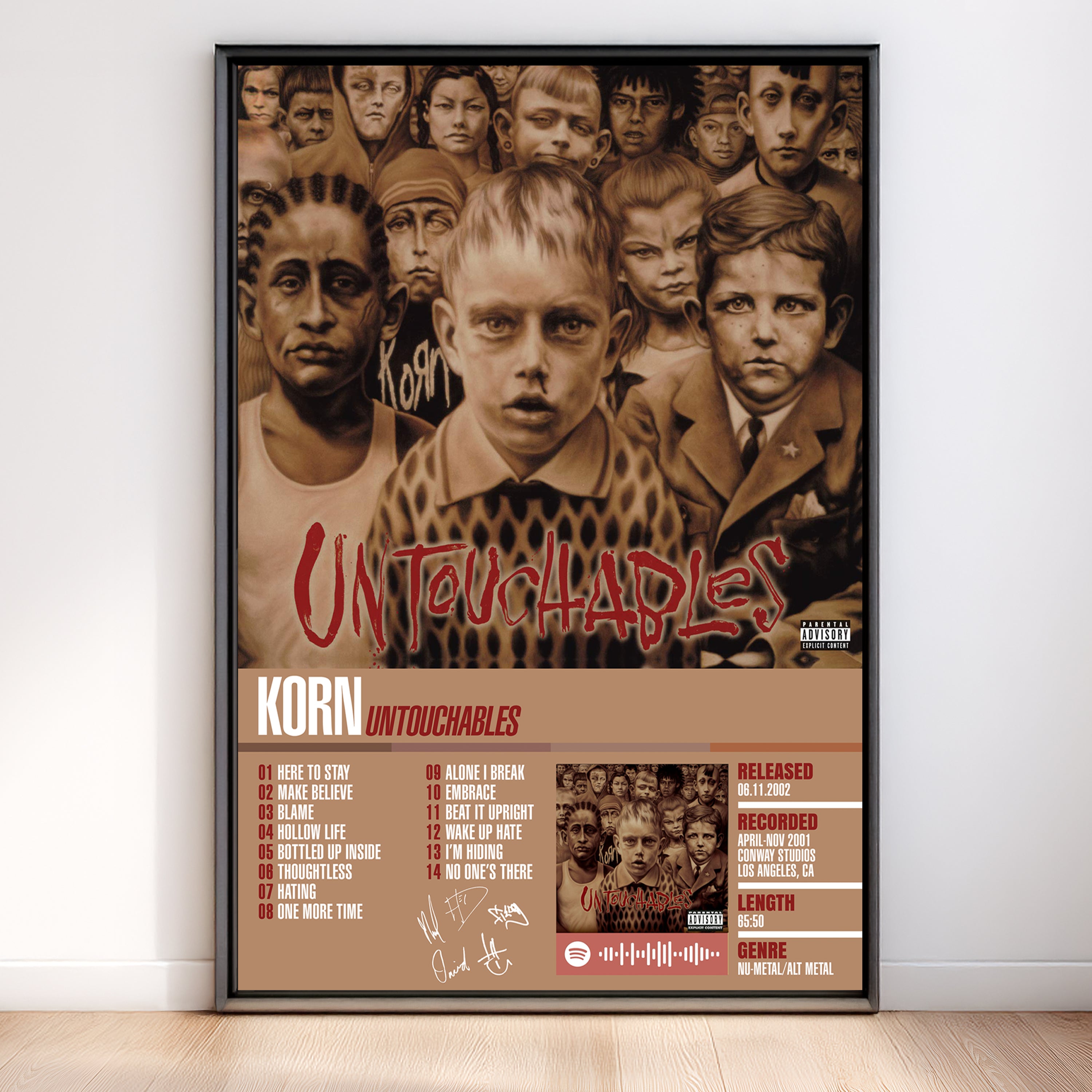 Korn – Untouchables | Tracklist (2-Poster Set)