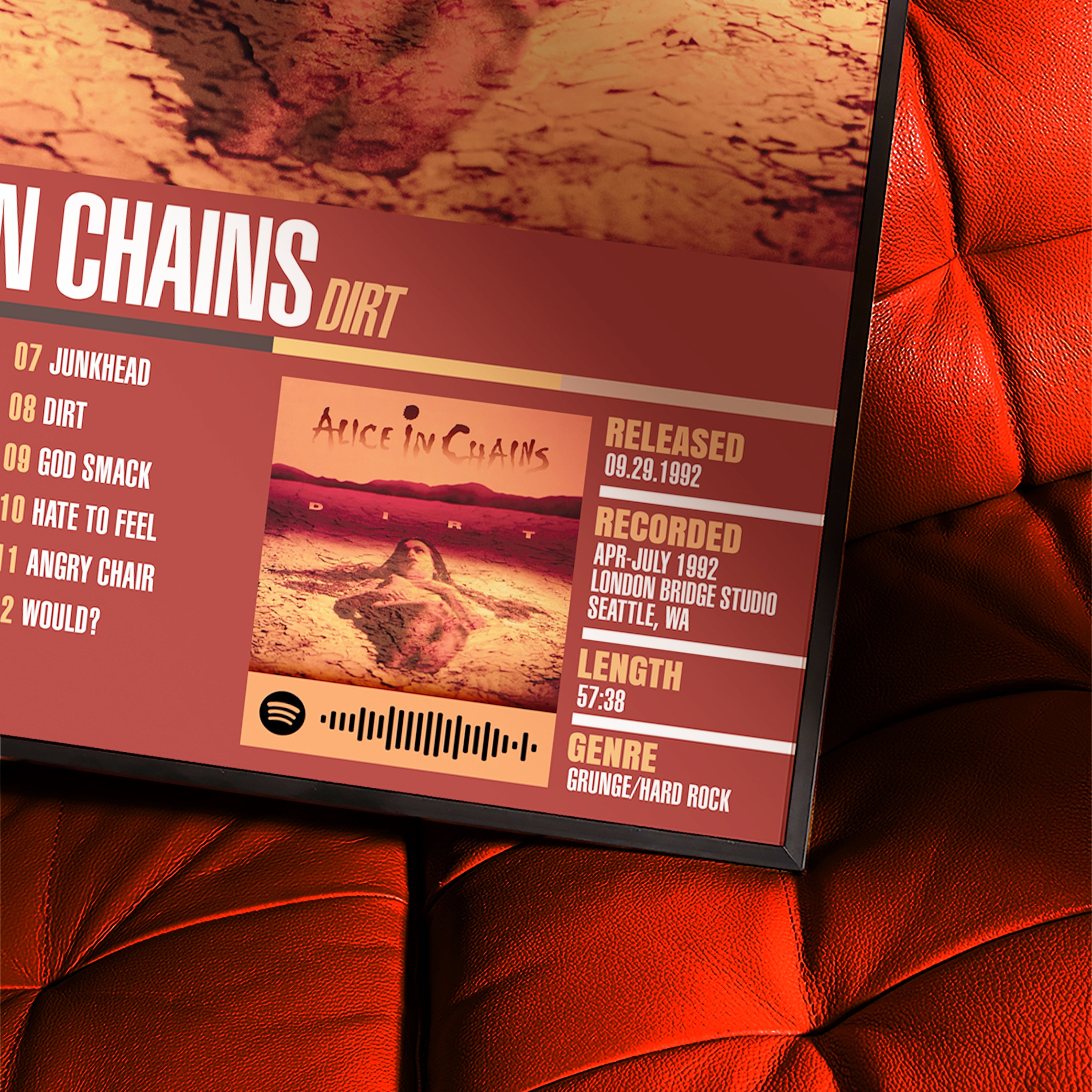 Alice In Chains – Dirt | Tracklist (2-Poster Set)