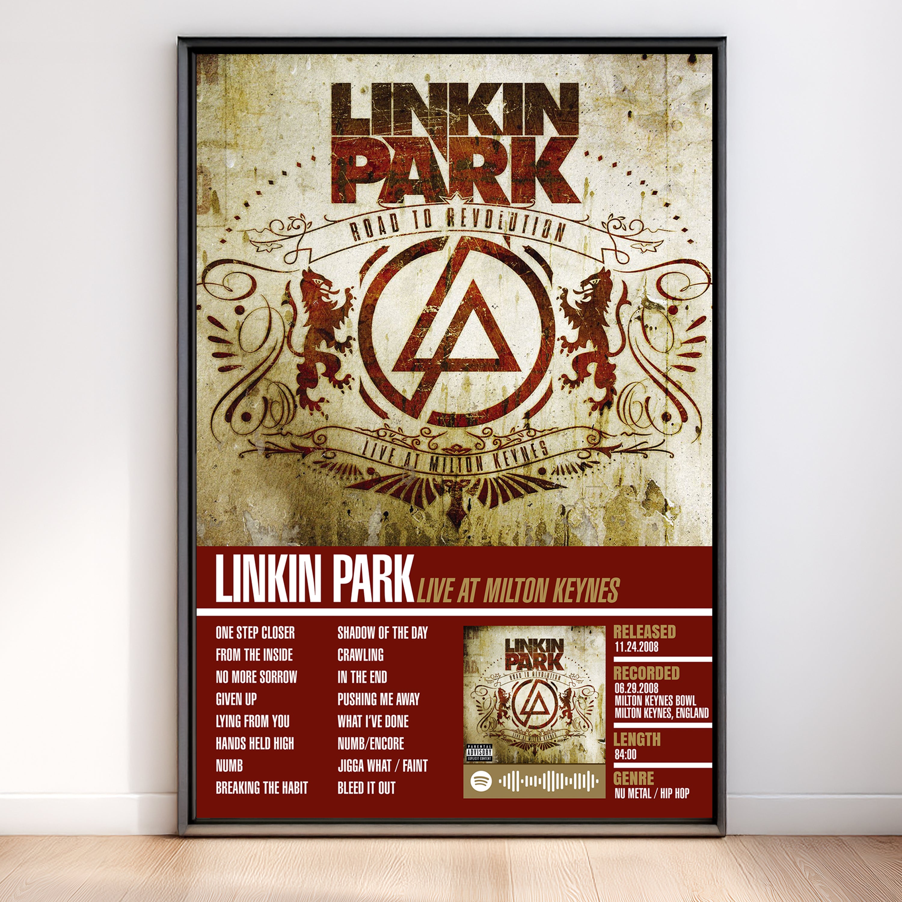 Linkin Park – Road to Revolution | Tracklist (2-Poster Set)