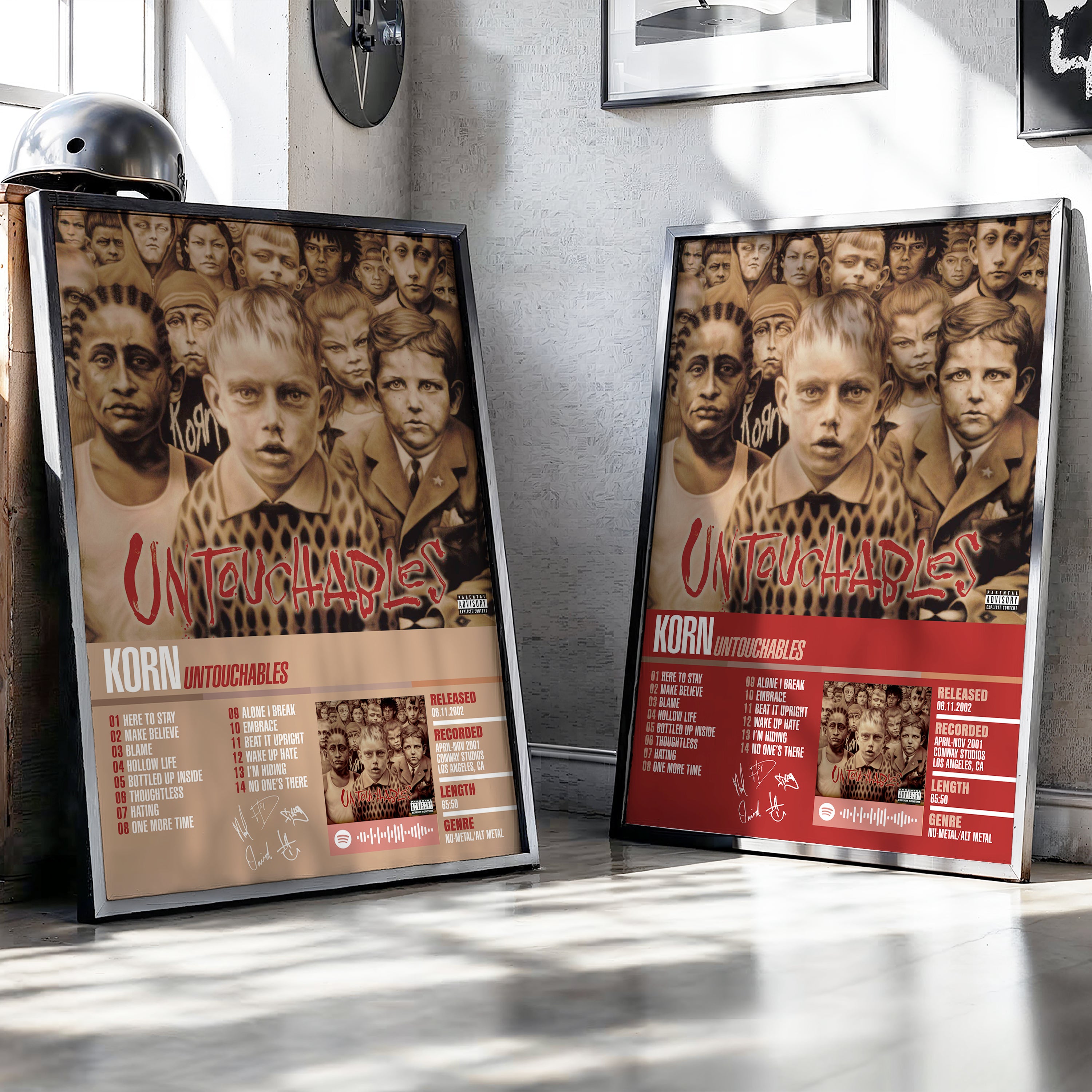 Korn – Untouchables | Tracklist (2-Poster Set)