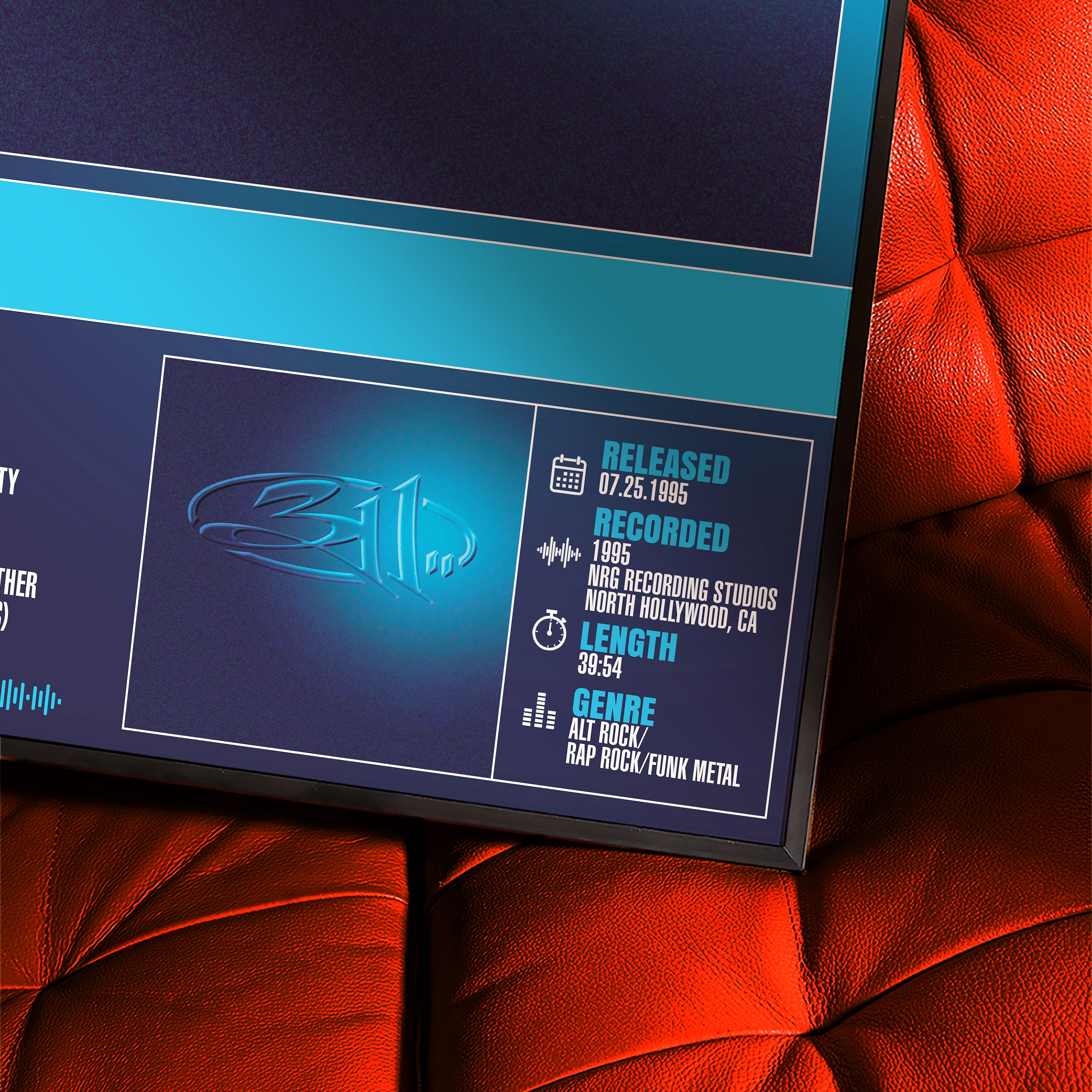 311 - 311 | Album Poster (Digital Download)