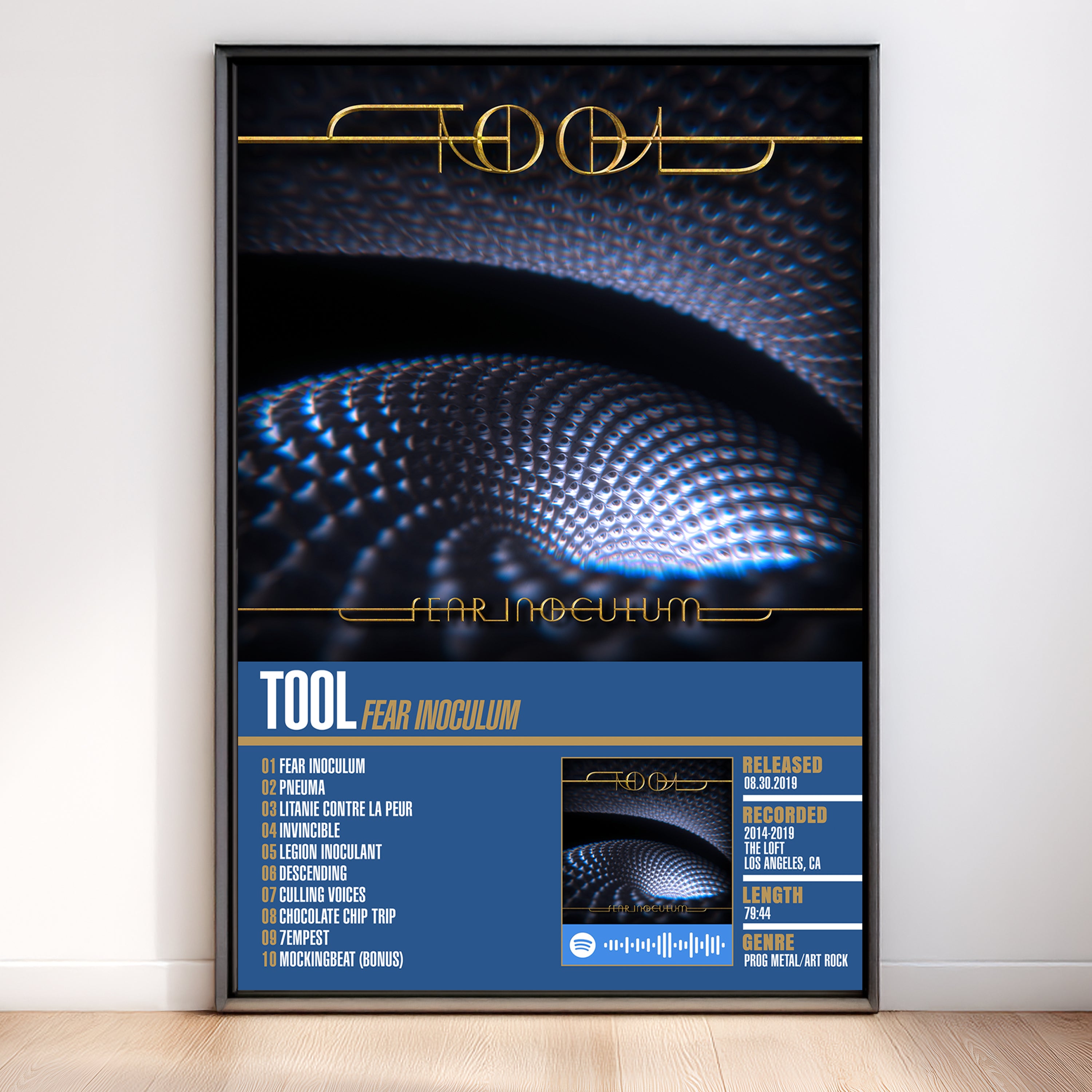 Tool – Fear Inoculum | Tracklist (2-Poster Set)