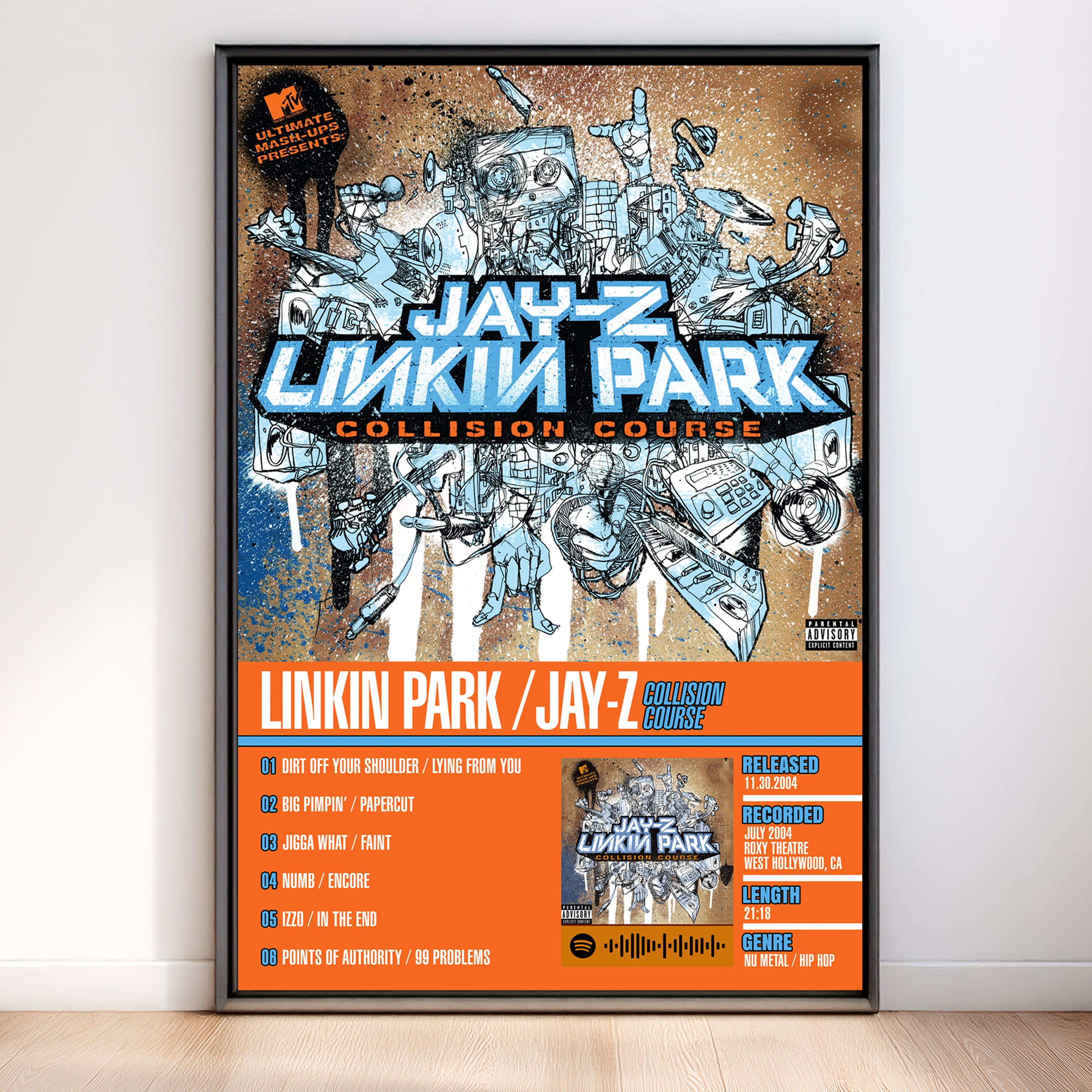 Linkin Park & Jay-Z – Collision Course | Tracklist (2-Poster Set)