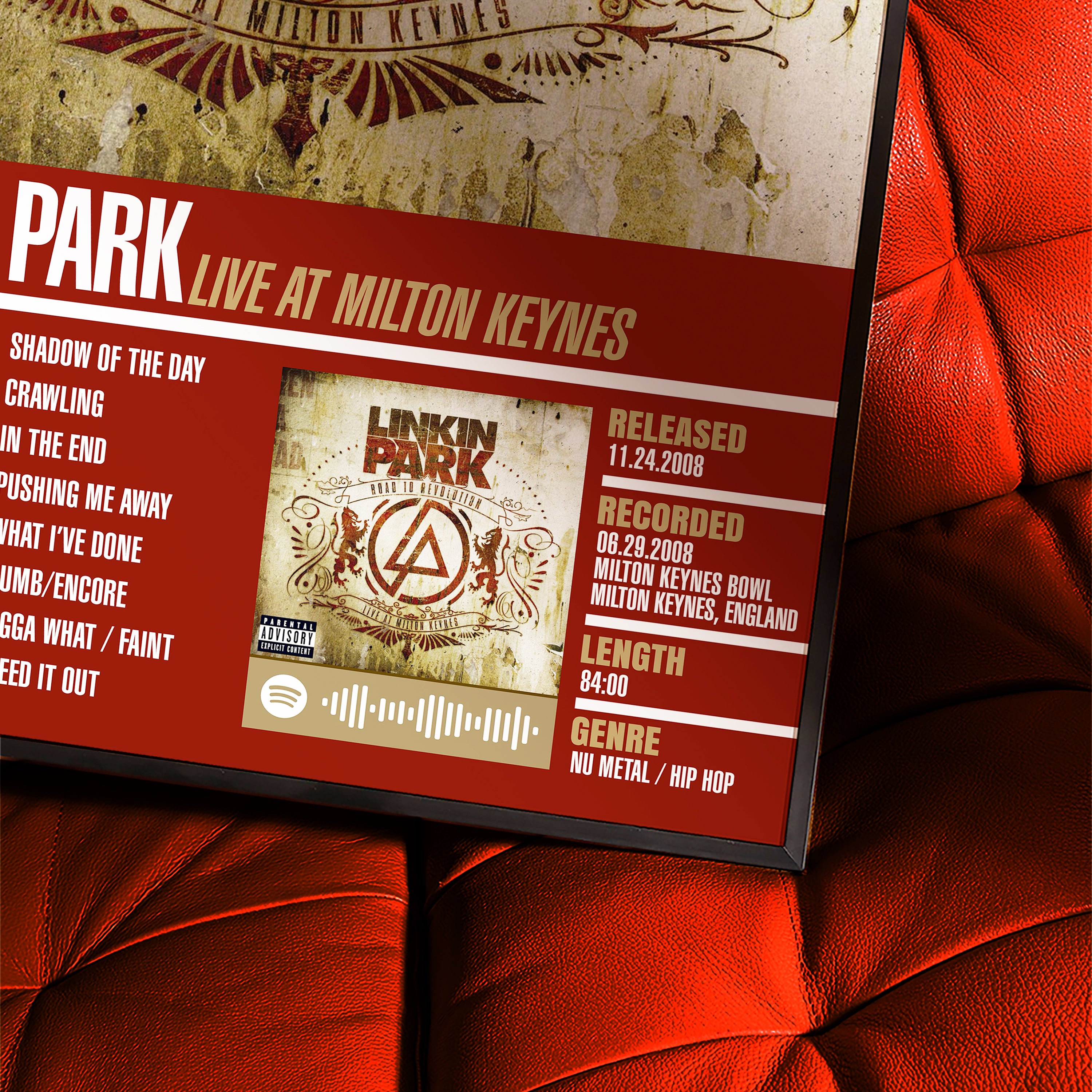 Linkin Park – Road to Revolution | Tracklist (2-Poster Set)