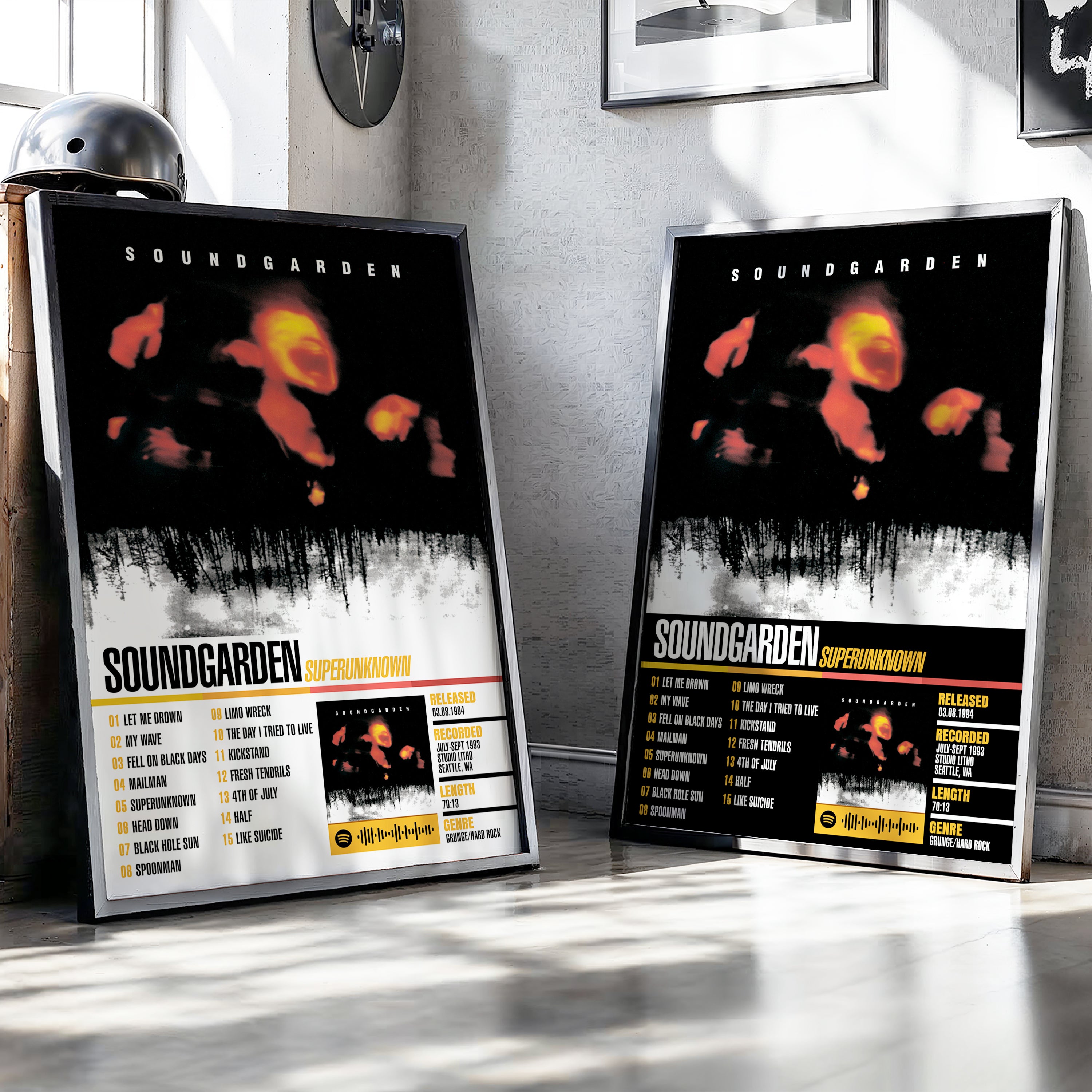 Soundgarden – Superunknown | Tracklist (2-Poster Set)
