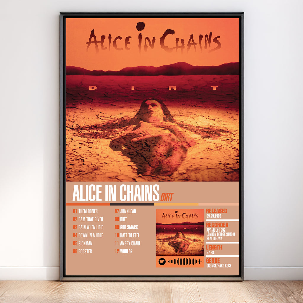 Alice In Chains – Dirt | Tracklist (2-Poster Set)
