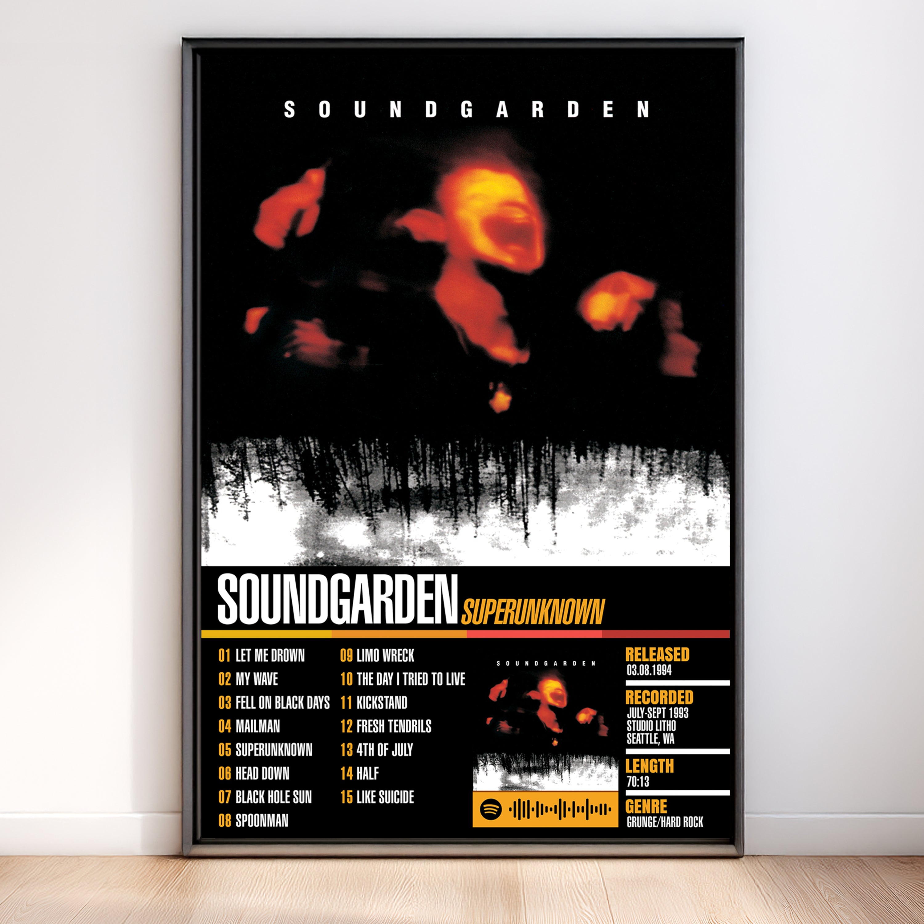 Soundgarden – Superunknown | Tracklist (2-Poster Set)